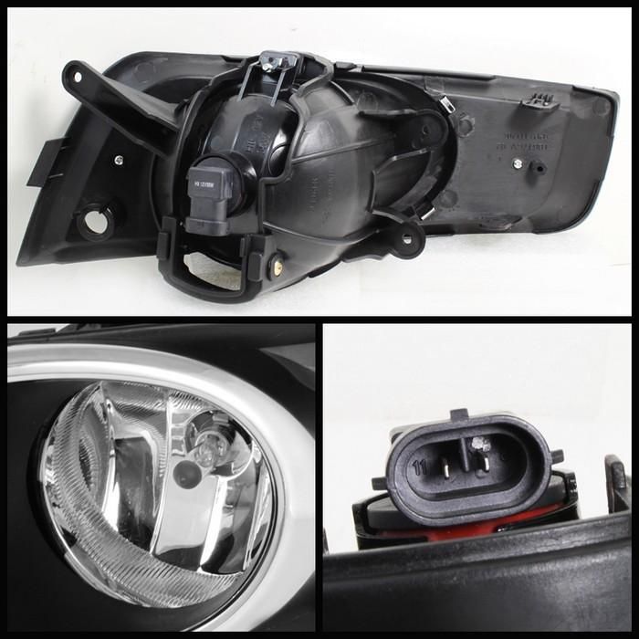 Clear Fog Lights Kit With Black Covers & Wiring Harness For 2009-2014 Chevy Cruze - DOT/SAE 5 thumbnail image