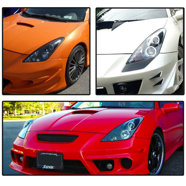 HID Xenon + 00-05 Toyota Celica Angel Eye Halo & LED Projector ...