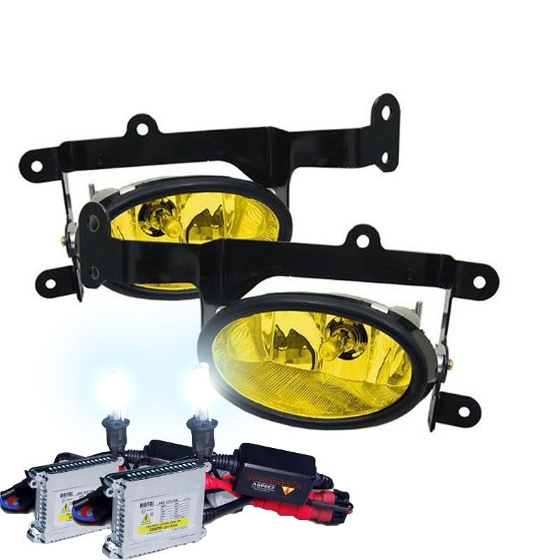 HID Xenon + 0608 Honda Civic 2Door Coupe Fog Lights Kit Yellow