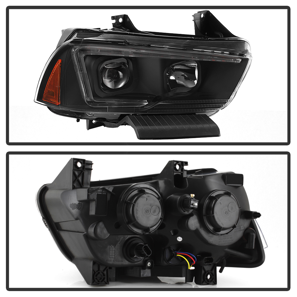 HID Xenon + 1114 Dodge Charger [Halogen Type] LED DRL Projector