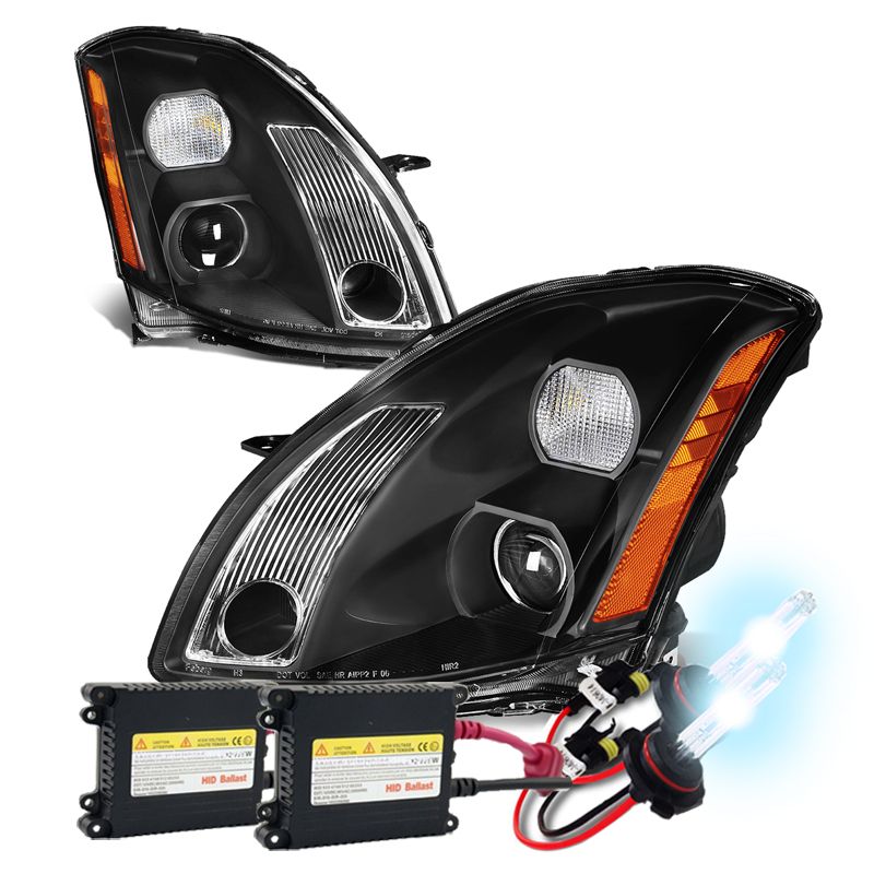 HID Xenon + 20042006 Nissan Maxima Replacement Projector Headlights