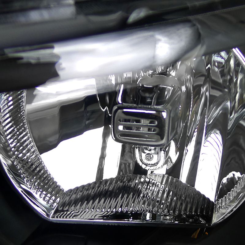 HID Xenon + 20072013 Chevy Silverado Euro Style Crystal Headlights Black