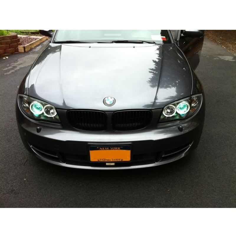 HID Xenon + 20082013 BMW 1Series Angel Eye Halo & LED Projector