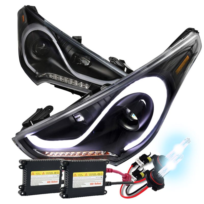 HID Xenon + 20122017 Hyundai Veloster LED DRL / Signal Projector