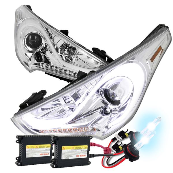 HID Xenon + 20122017 Hyundai Veloster LED DRL / Signal Projector