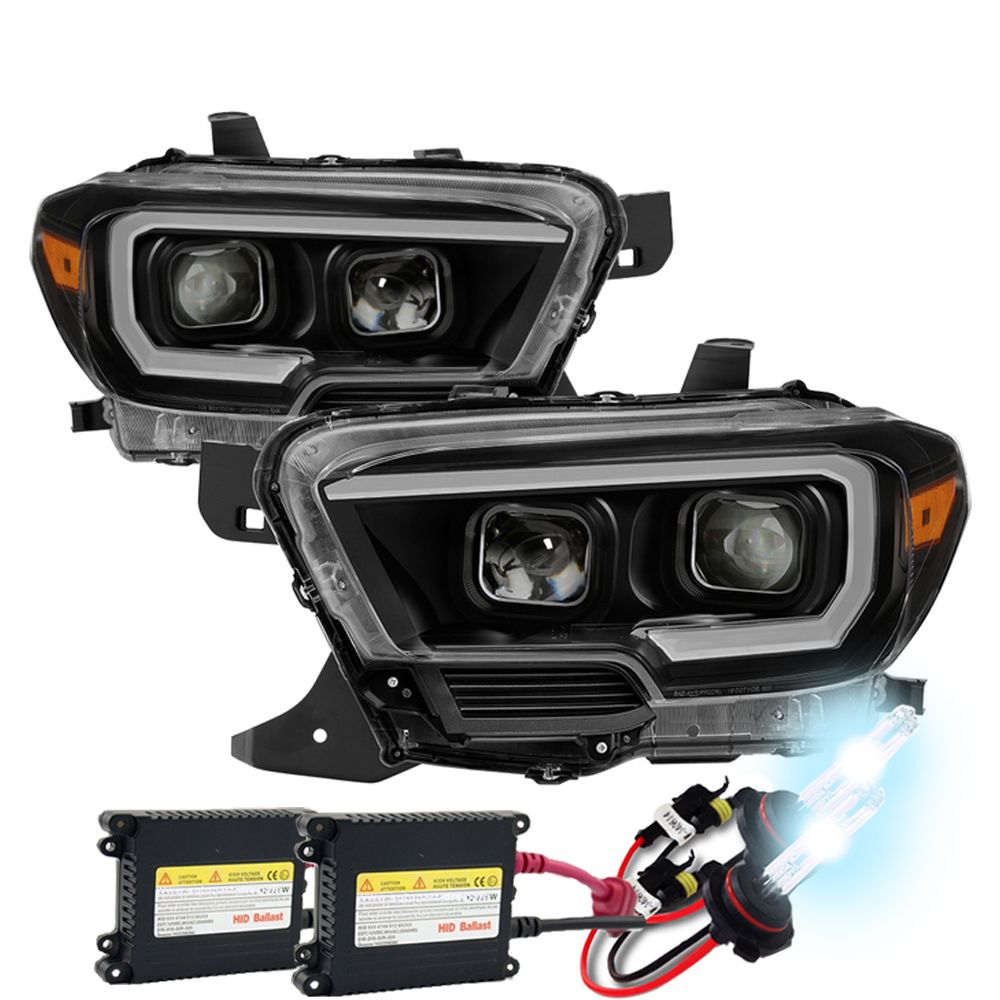 HID Xenon + 201619 Toyota [Factory DRL Headlights] Sequential