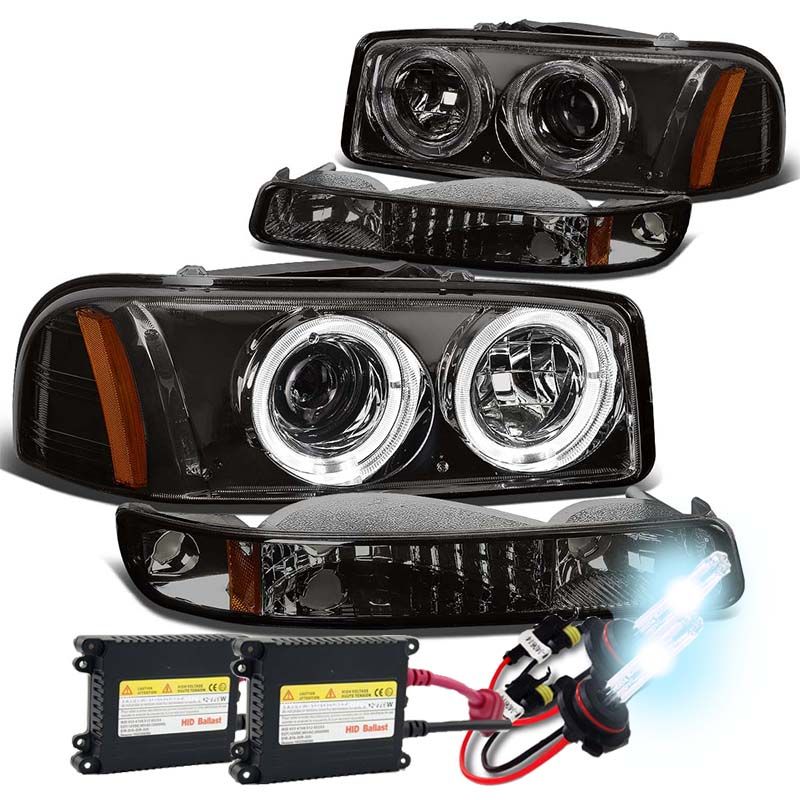 DNA Motoring HL OH SIE994P SM CL1 For 99 07 GMC Sierra/Yukon GMT800
