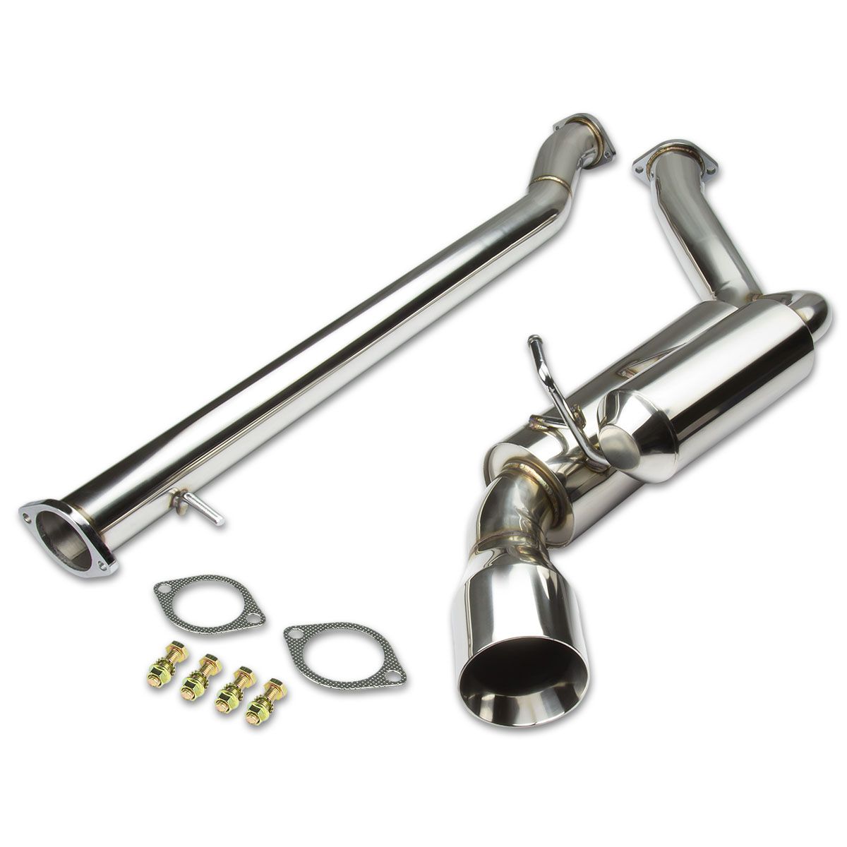 J2 0713 Infiniti G37 Coupe Single Performance Catback Exhaust