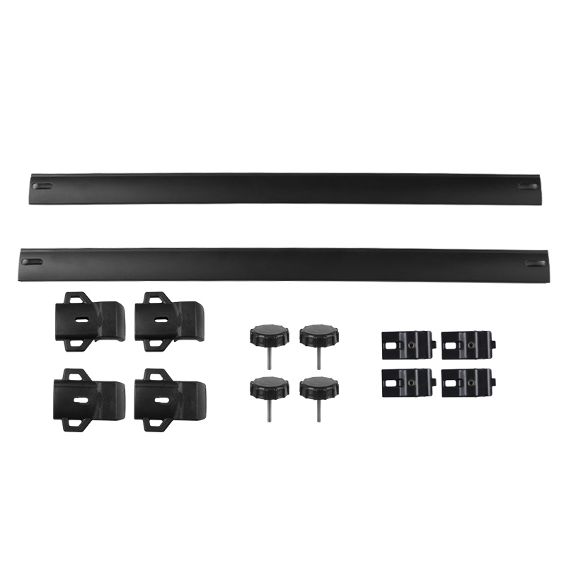 Jeep 0717 Patriot Black Aluminum Roof Cross Bars Crossbars Rack