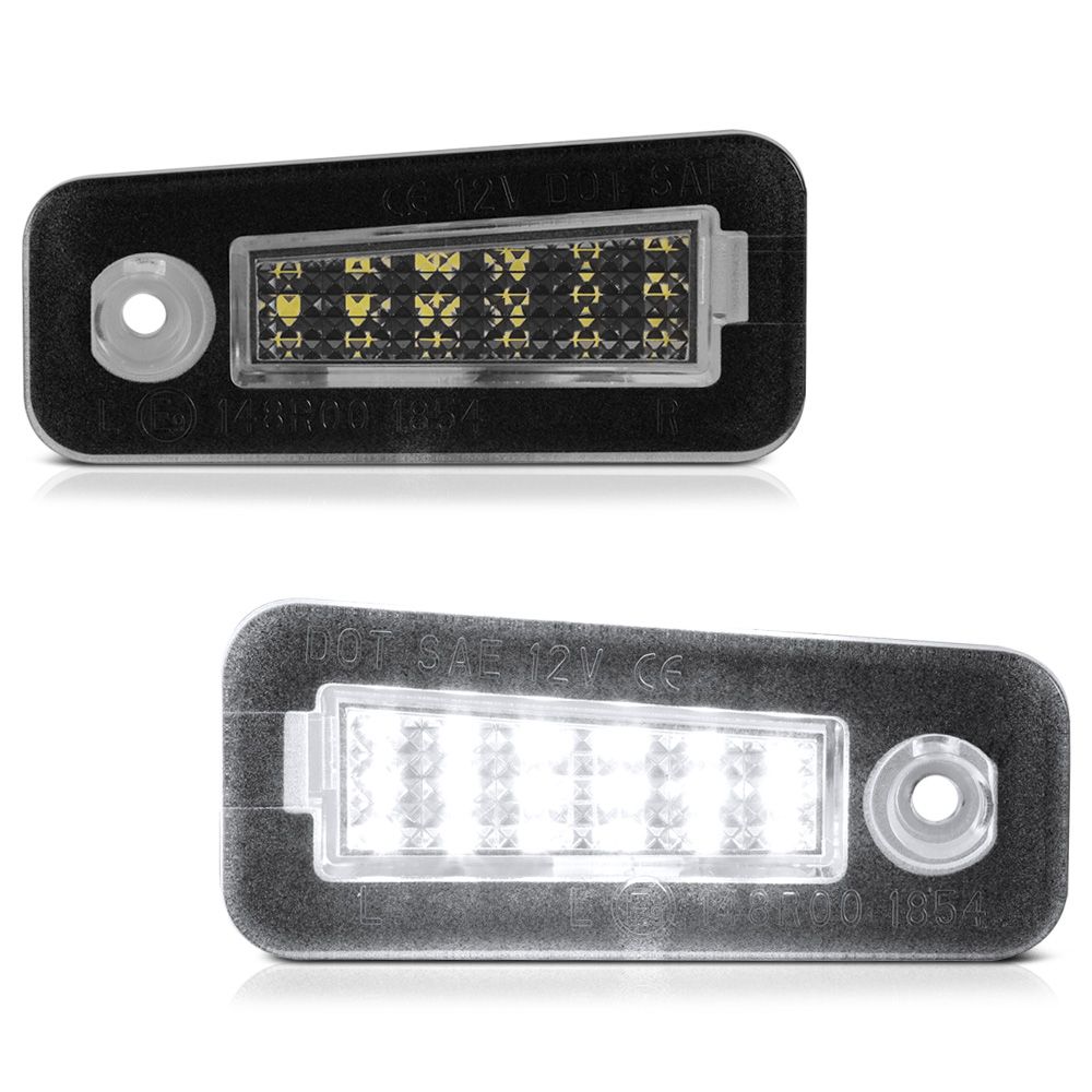 LED License Plate Lamps Tag Lights Pair Set For 2015 2016 2017 Chrysler