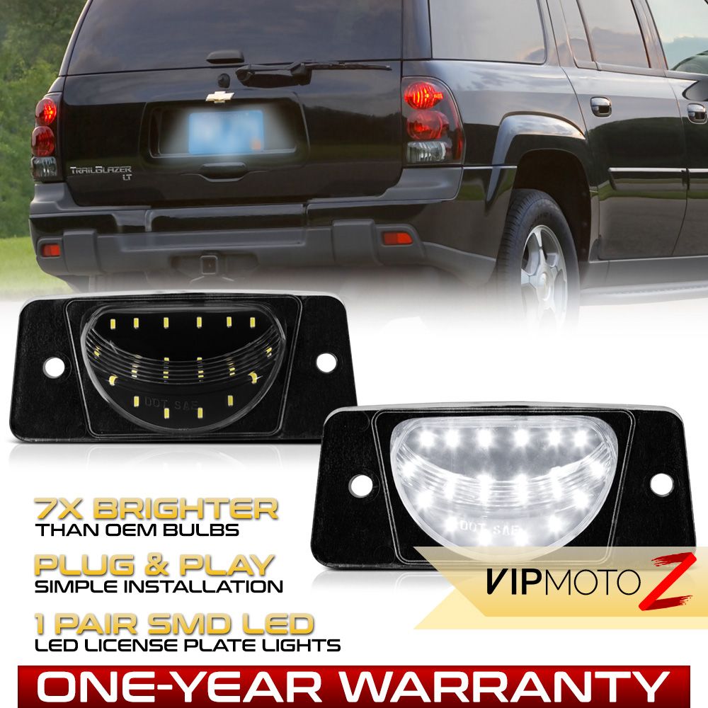 LED License Plate Light Tag Lamp 20022009 Trailblazer Envoy Rainier
