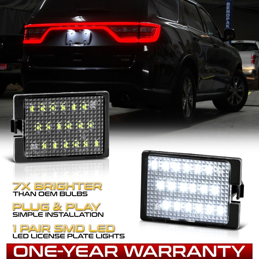 LED License Plate Light Tag Lamp 20142022 Dodge Durango LACLPDDUR14