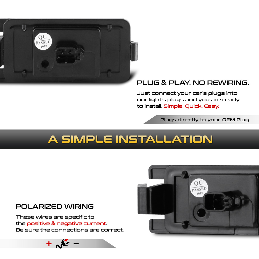 LED License Plate Light Tag Lamp Nissan 350Z 370Z GTR G35 G37 LAC