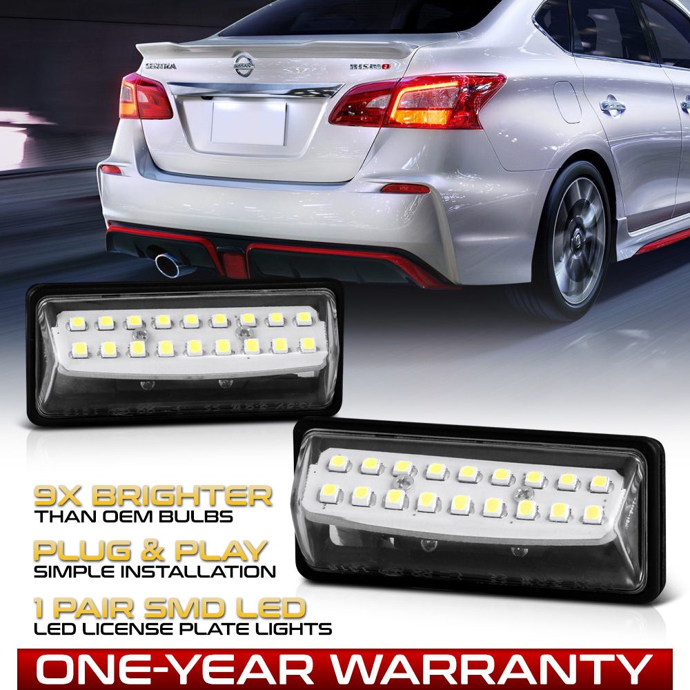 LED License Plate Light Tag Lamp Nissan Altima/Sentra/Maxima LACLP