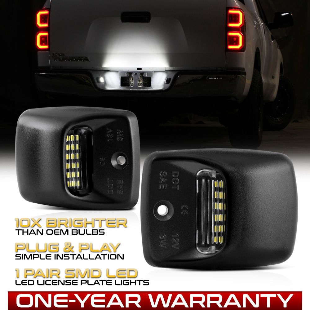LED License Plate Light Tag Lamp Toyota 0515 Tundra