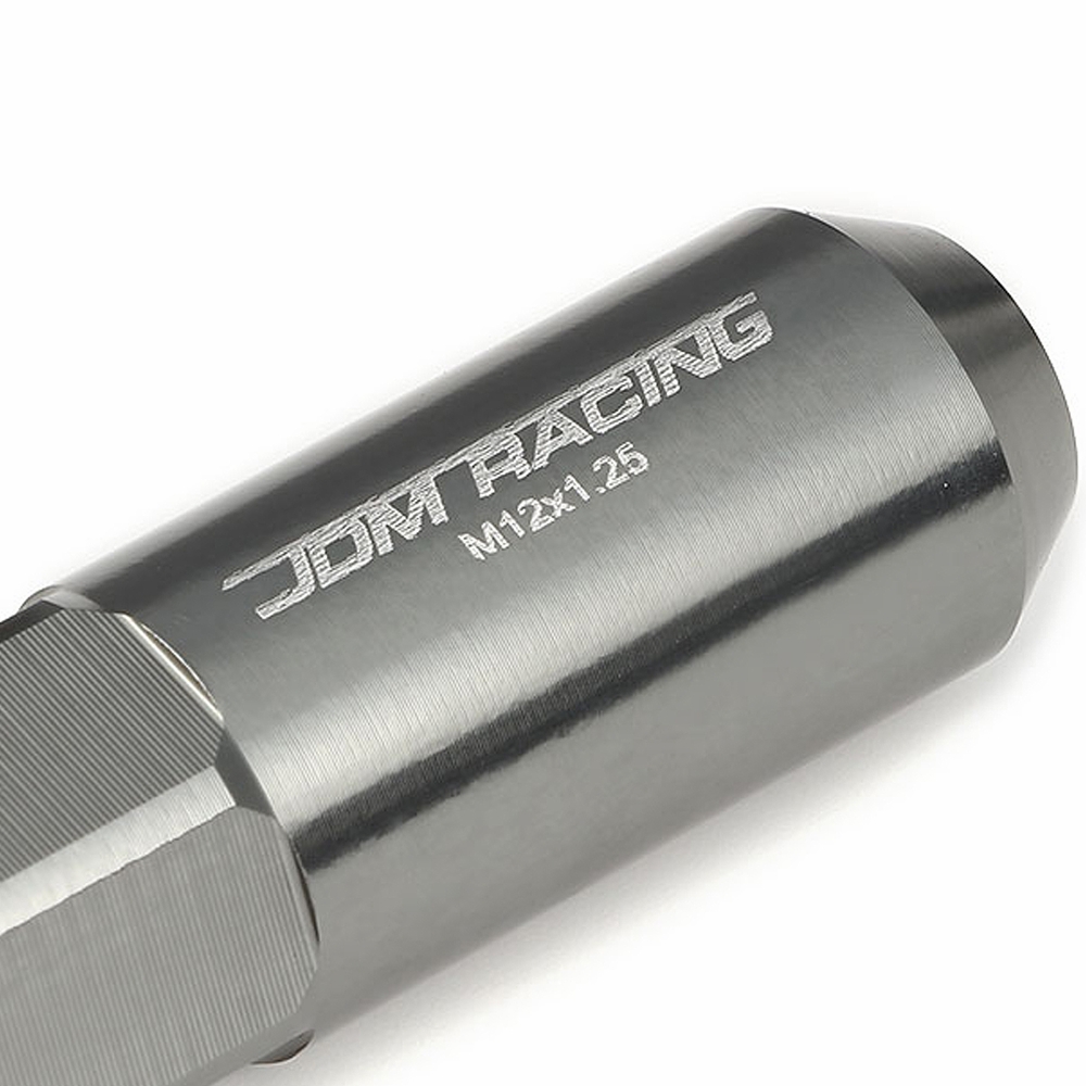 M12 x 1.25 Open End 20Piece Anodized Aluminum Alloy Wheel Lug Nuts Nuts + Deep Drive Extension