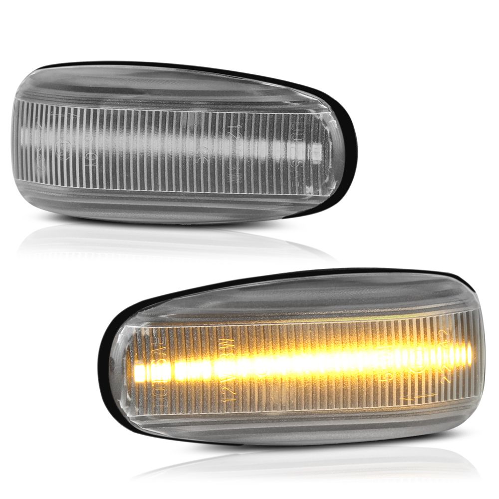 ALAVENTE Luces LED De Marcador Laterales Delanteras Y Traseras Con Lente Ahumada Para GMC Sierra 2500 3500hd 2020 2023 Lamparas De Marcador De Lado - Foto 2