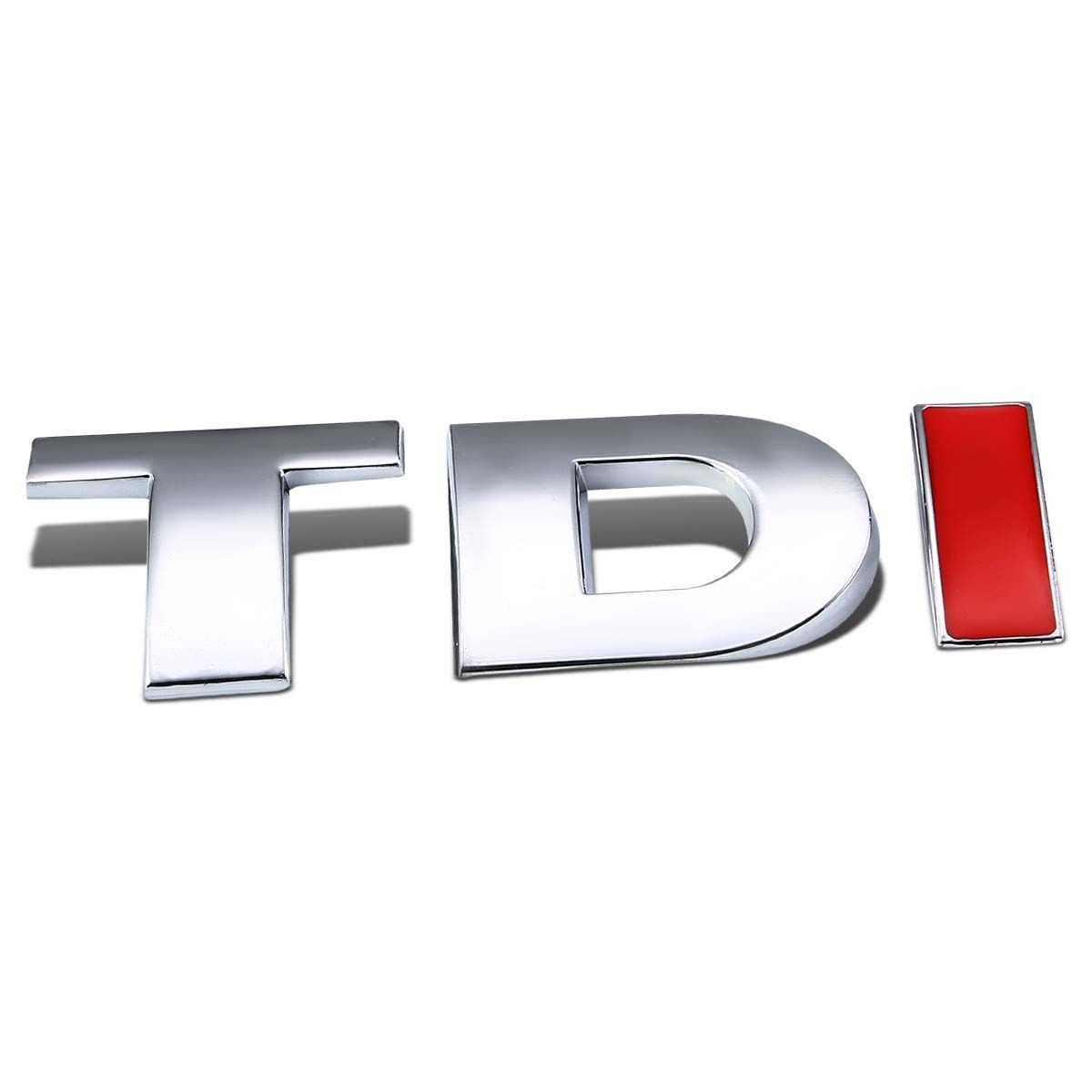 2Pcs 3D Polished Chrome 3.5L Letter Car Emblem Trunk Lid