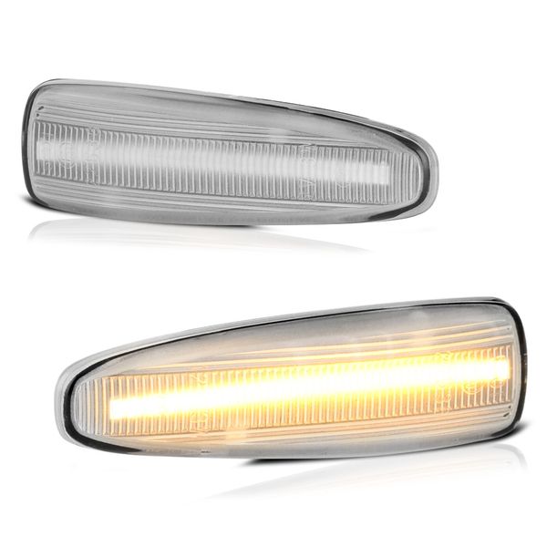 Mitsubishi Lancer/EVO X/Outlander Sequential Signal LED Side Marker Lights Clear Lens LAC