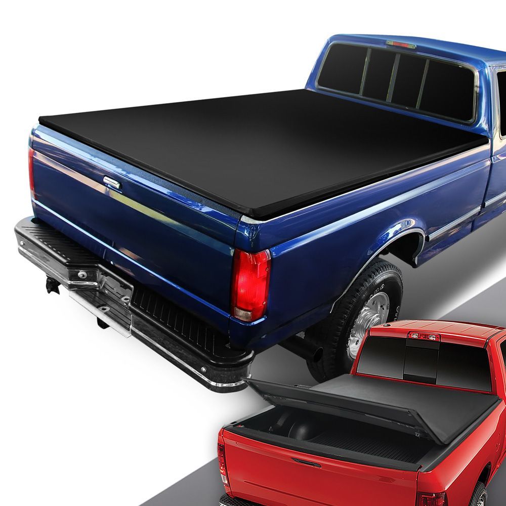 7398 Ford F150 F250 6.5ft Bed Tri Fold Soft Tonneau Cover TTC