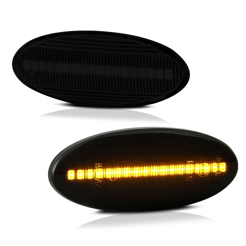 Nissan Cube/Juke/Leaf Sequential Signal LED Side Marker Lights Smoked Lens LACSMLNCUB09