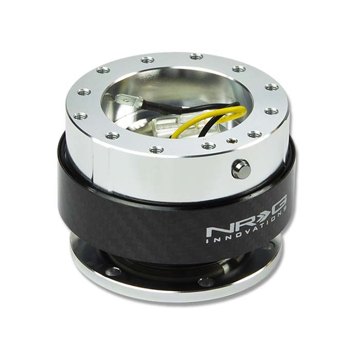 NRG 6Hole Steering Wheel Carbon Fiber Quick Release Hub Adapter 1.0