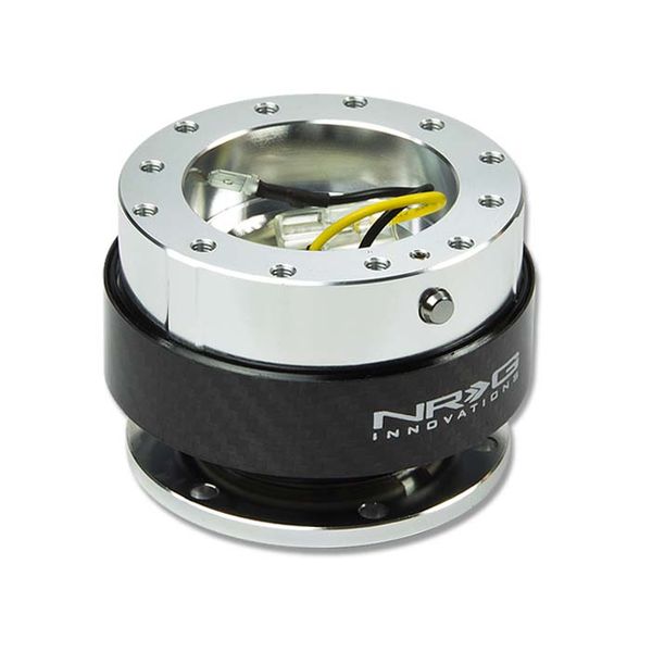NRG 6Hole Steering Wheel Carbon Fiber Quick Release Hub Adapter 1.0 Srk100Cf