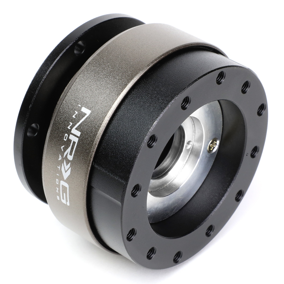 NRG Sfi Aluminum Steering Wheel Quick Release Adapter 2.0 Black