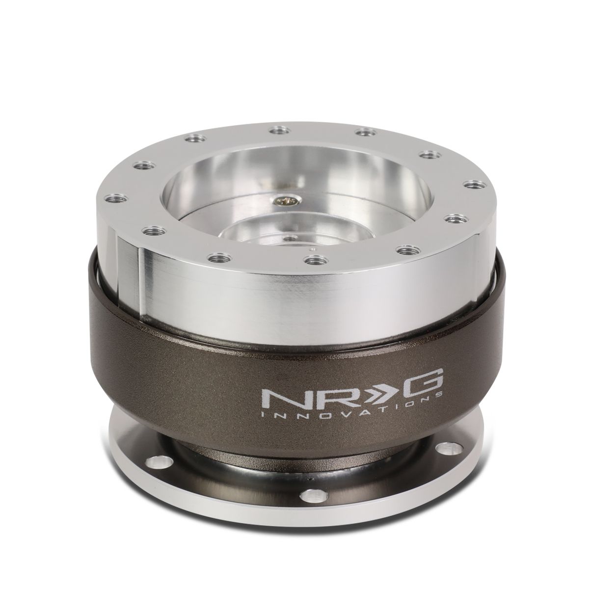 NRG Sfi Aluminum Steering Wheel Quick Release Adapter 2.0 Silver