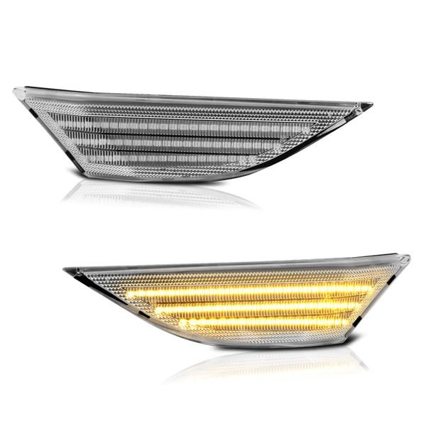 LED Side Marker Light For Porsche 997 Boxster 911 987 Carrera Targa Tu - Foto 3