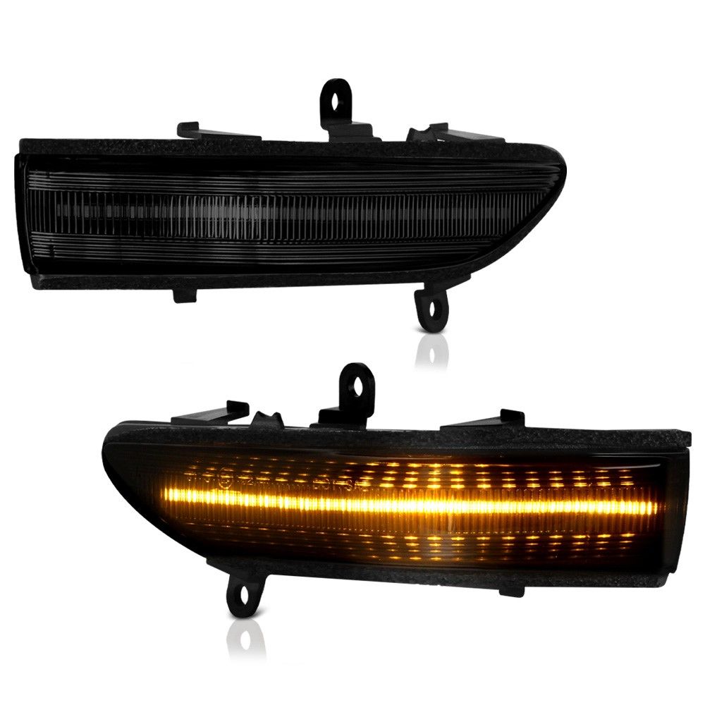 Sell Smoked LED Side View Mirror Turn Signal Light For 2020-2024 Chevrolet Silverado In , For US - Foto 8