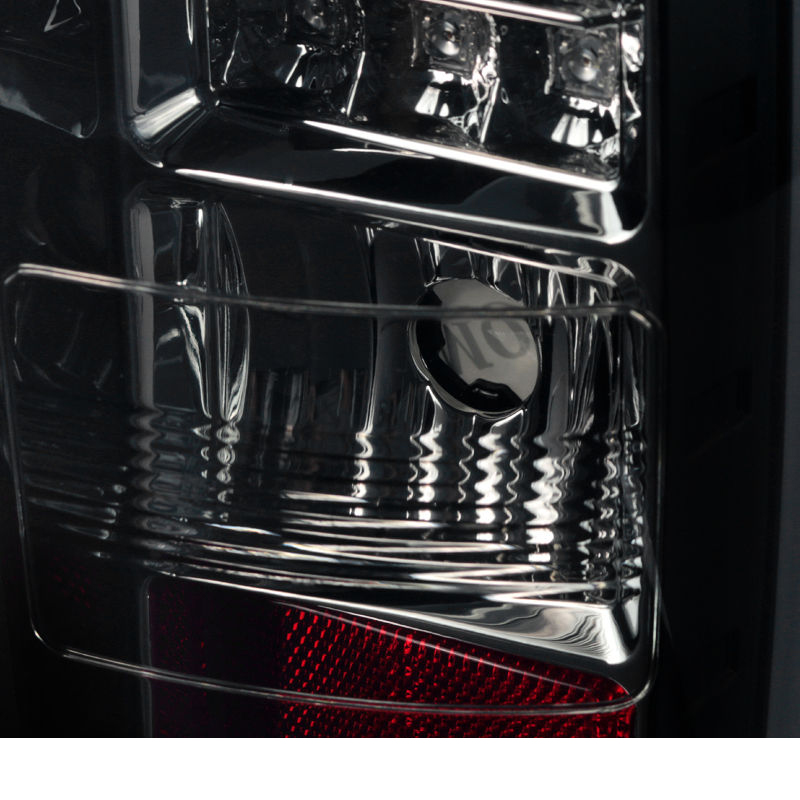 SpecD 1418 GMC Sierra 1500 2500HD 3500HD LED Tail Lights Gloss Black