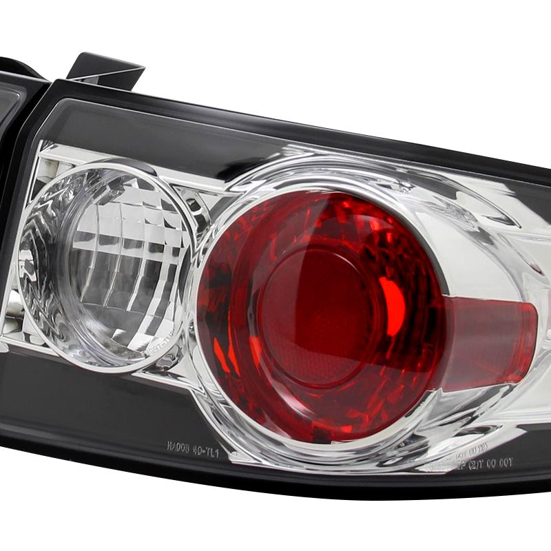 20032005 Honda Accord 4DR JDM Style Altezza Tail Lights Black LT