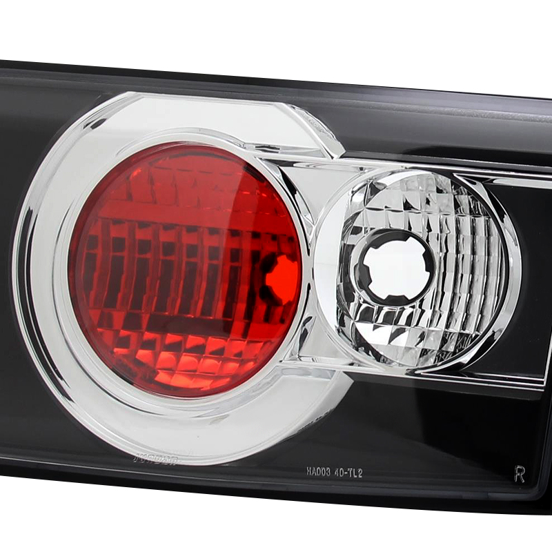 20032005 Honda Accord 4DR JDM Style Altezza Tail Lights Black LT