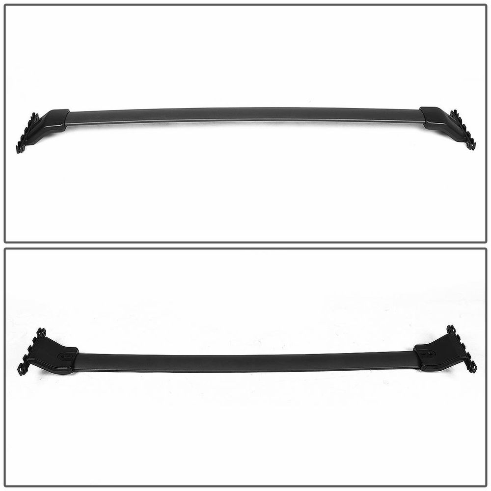 20092015 Honda Pilot Roof Top Rack Aluminum Cross Bar Black