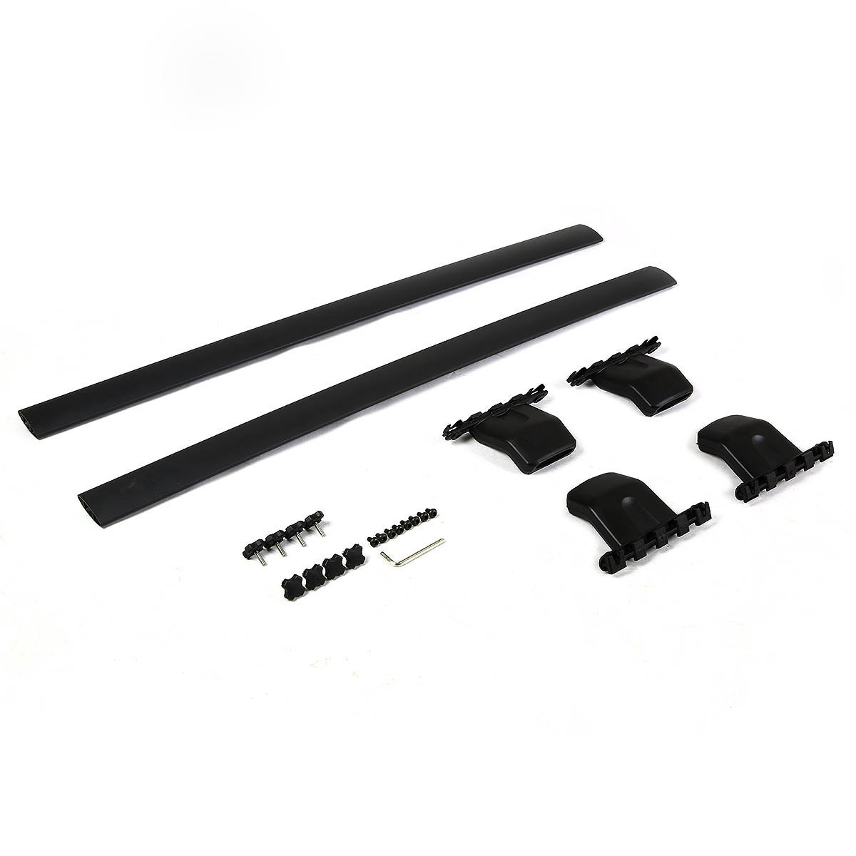 20092015 Honda Pilot Roof Top Rack Aluminum Cross Bar Black