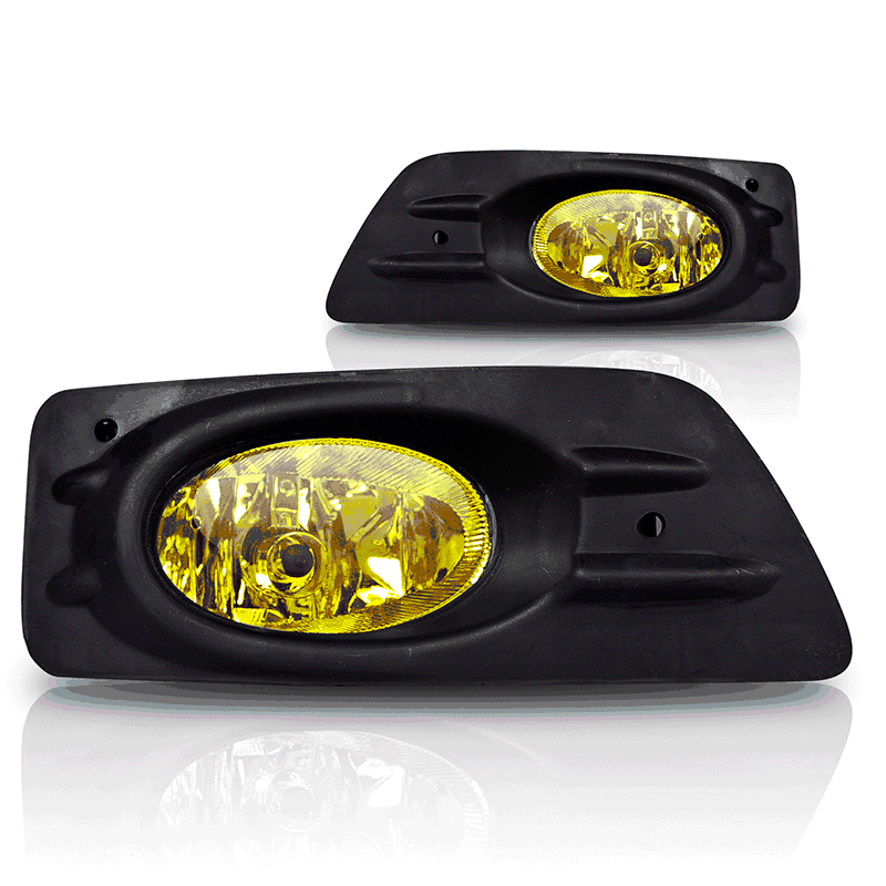 SpecD 0607 Honda Accord 4Dr Sedan JDM Style Fog Lights Kit JDM Yellow