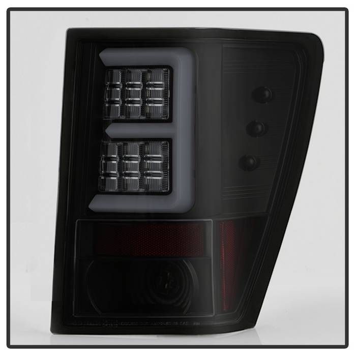 Spyder 0710 Jeep Grand Cherokee LED Tube Tail Lights Black / Smoked