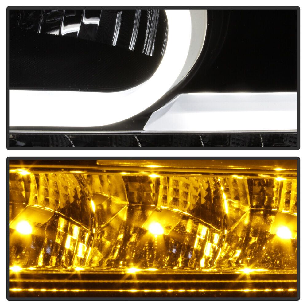 20092016 Dodge Journey LED Light Tube Projector Headlights Black