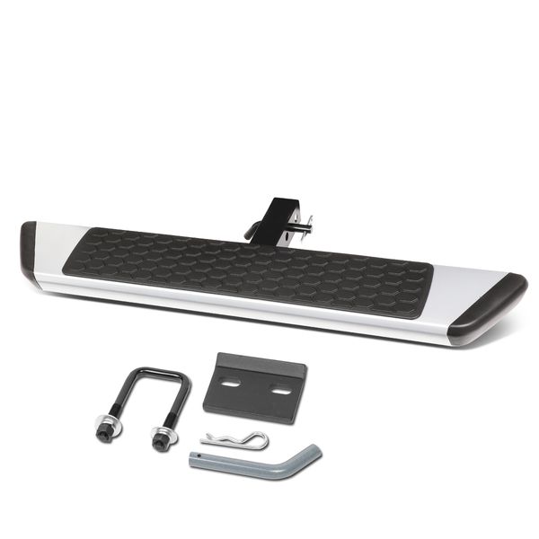 Universal 36"Wide x 5.5"L Aluminum Rear Hitch Step Bar Guard 2"Receiver