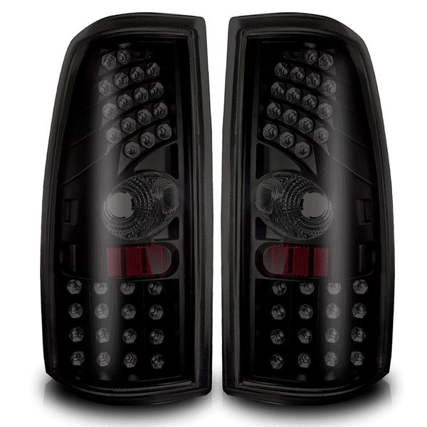 Winjet 19992003 GMC Sierra LED Tail Light Black/Smoke