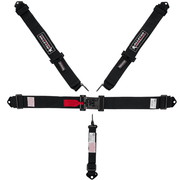 ALLSTAR Performance L&L 5-Point Pull-Down Harness Black <br>SFI 16.1
