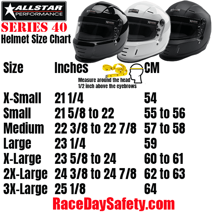 ALLSTAR Performance Series 40 Racing Helmet Flat Black <br>Snell SA2025