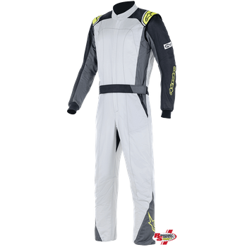 Alpinestars Atom Race Suit Silver/Anthracite/Yellow Fluo <br>SFI 3.2A/5