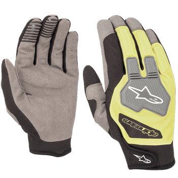 Alpinestars Engine Gloves Black/Yellow Fluo