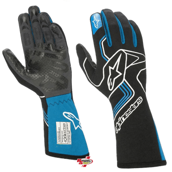 Alpinestars Tech-1 RACE V3 Gloves Black/Blue <br>FIA 8856-2018