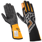 Alpinestars Tech-1 RACE V3 Gloves Black/Orange Fluo <br>FIA 8856-2018