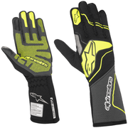 Alpinestars Tech-1 ZX V3 Gloves Tar Gray/Black/Yellow Fluorescent <br>FIA 8856-2018/SFI 3.3/5