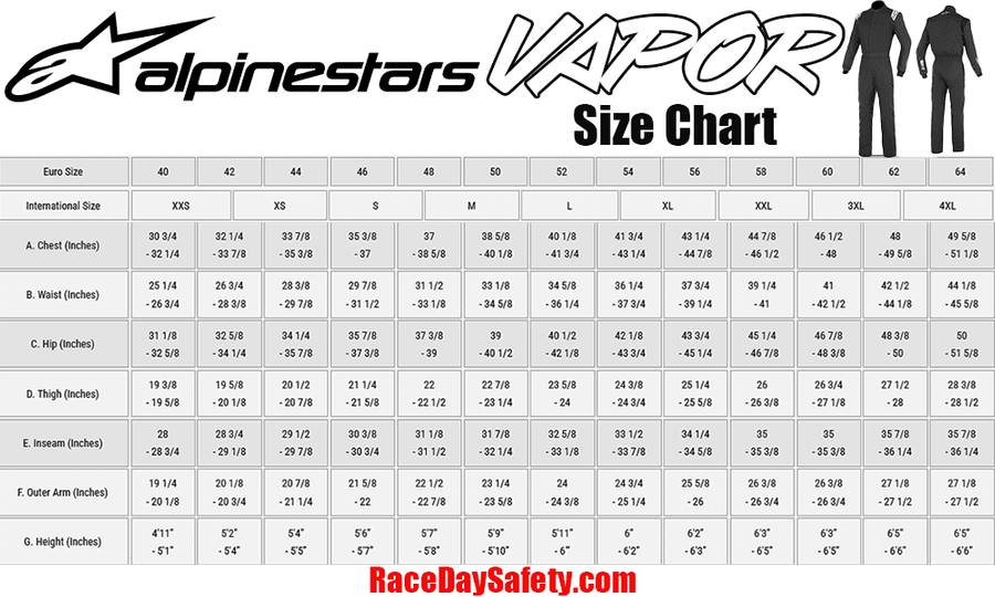 Alpinestars Vapor Auto Racing Suit Black/White <br>SFI 3.2A/5