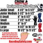 Crow Racing Glove Size Chart